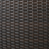 Outdoor 7 Piece Multi-brown Wicker Dining Set - NH220203