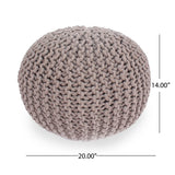 Handcrafted Modern Cotton Pouf - NH438903