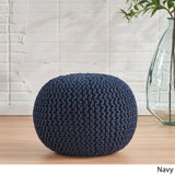 Handcrafted Modern Cotton Pouf - NH438903