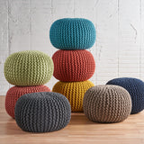 Handcrafted Modern Cotton Pouf - NH438903