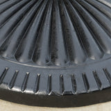 Outdoor Black Resin and Steel Umbrella Base - NH283003