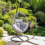 Outdoor Wicker Hanging Teardrop / Egg Chair - NH421203