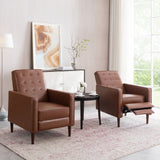 Mid-Century Modern Button Tufted Recliners (Set of 2) - NH572313