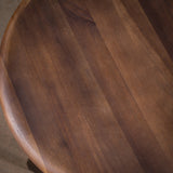 30-Inch Outdoor Dark Brown Finished Acacia Wood Barstools - NH720103