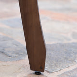 30-Inch Outdoor Dark Brown Finished Acacia Wood Barstools - NH720103