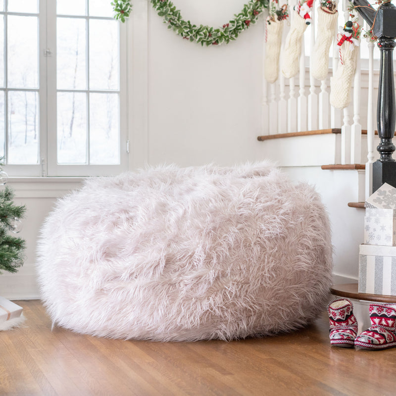 Faux Fur Bean Bag Chair - NH407103