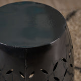 Boho Iron Drum Accent Table - NH677103