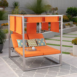 Outdoor Aluminum Daybed with Canopy - NH131503