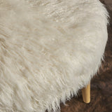 Shaggy Faux Fur Accent Chair - NH826203