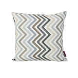 Outdoor Zig Zag Striped Water Resistant Tasseled Square and Rectangular Throw Pillows (Set of 4) - NH870303