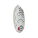 Outdoor Zig Zag Striped Water Resistant Tasseled Square and Rectangular Throw Pillows (Set of 4) - NH870303