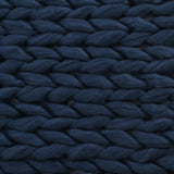 Modern Knit Stitch Fabric Rectangle Throw Blanket - NH192303