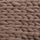 Modern Knit Stitch Fabric Rectangle Throw Blanket - NH192303