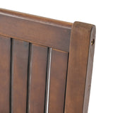 Outdoor 6 Seater Acacia Wood and Iron Planter Dining Set - NH737903