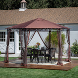 Outdoor Mosquito Netting 10 x 10 Foot Gazebo - NH111603