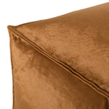 Modern Glam Velvet Square Bean Bag Ottoman - NH189213
