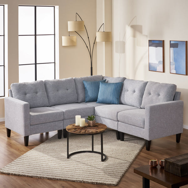 Mid Century Modern Sectional Sofa Set - NH985503