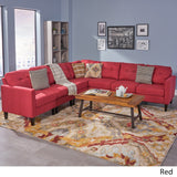 Mid Century Modern Extended Sectional Sofa Set - NH095503