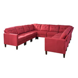 Mid Century Modern U-Shaped Sectional Sofa Set - NH195503