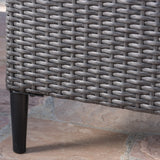 Outdoor Wicker Storage Chest - NH240403
