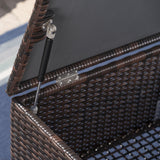 Outdoor Wicker Storage Chest - NH240403