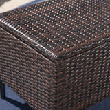 Outdoor Wicker Storage Chest - NH240403