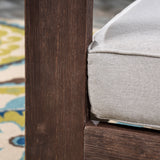 Outdoor Acacia Wood Loveseat - NH173603