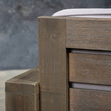 Outdoor Acacia Wood Loveseat - NH173603