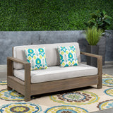 Outdoor Acacia Wood Loveseat - NH173603