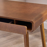 Mid Century Rubberwood Writing Desk - NH646403