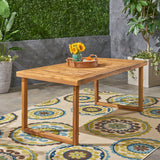 Outdoor 69-inch Acacia Wood Dining Table - NH330603