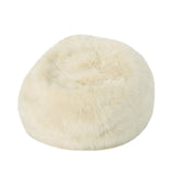 Modern 3 Foot Faux Fur Bean Bag (Cover Only) - NH573313