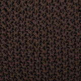Modern Knitted Cotton Cube Pouf - NH298313