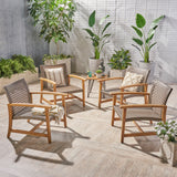 Outdoor Wood and Wicker Club Chairs - NH902503