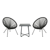 Outdoor Woven 3 Piece Chat Set - NH094903