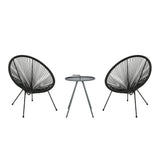 Outdoor Woven 3 Piece Chat Set - NH884903