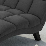 Modern Tufted Fabric Double Chaise Lounge - NH417403