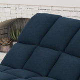 Modern Tufted Fabric Double Chaise Lounge - NH417403