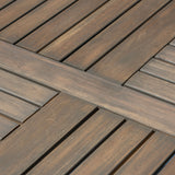 Outdoor 47-inch Round Acacia Wood Dining Table - NH868403