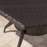 Outdoor 53 Inch Wicker Hexagon Dining Table - NH831403
