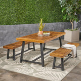 Outdoor Acacia Wood Picnic Set - NH360603