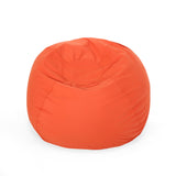 Outdoor Water Resistant 4.5 Bean Bag and 2 Ottoman Pouf Set - NH510803