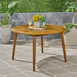 Outdoor Acacia Wood Round Dining Table - NH451503