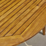 Outdoor Acacia Wood Round Dining Table - NH451503