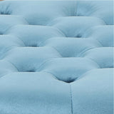 Glam Velvet Tufted Ottoman - NH089403