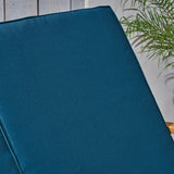 Double Chaise Lounge for Yard and Patio, Acacia Wood Frame - NH865703
