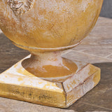 Garden Urn Planter, Roman, Lionhead Accents, Lightweight Concrete - NH474703