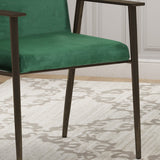 Modern Glam Velvet Dining Arm Chair - NH932803