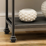 4-Shelf Metal & Wood Etagere Bookcase - NH212903