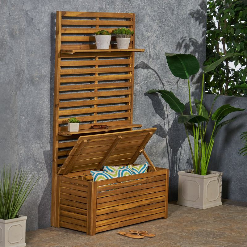 Outdoor Wooden Hall Tree - NH330903